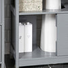 SoBuy FRG128-II-SG Skříňka pod umyvadlo Koupelnová skříňka Koupelnový nábytek Šedá 60x60x30cm