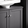 SoBuy BZR18-II-DG Umyvadlová skříňka Koupelnová skříňka Vanity Unit Koupelnový nábytek