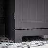 SoBuy BZR18-II-DG Umyvadlová skříňka Koupelnová skříňka Vanity Unit Koupelnový nábytek