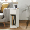 SoBuy FBT111-WN x2 Noční stolek Sada 2Rozkládací stolek Odkládací stolek Noční stolek Bílá 20x60x35cm