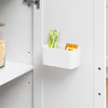 SoBuy FKW128-II-ST, Kuchyňský ostrůvek na kolečkách, Servírovací vozík s kolečky, Kuchyňský vozík s výsuvnou pracovní deskou, Vozík se zásuvkami, Barový vozík do kuchyně, jídelny, snídaňový bar, bílý, 130x91x46(+25) cm