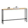 SoBuy FSB19-E Vintage konzolový stůl Odkládací stolek Přírodní a černá 120 x 65 x 20 cm