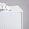 SoBuy FSR165-K-W Vyklápěcí botník se 2 výklopnými dvířky Sklápěč bot Komoda na boty Bílá 61 x 81 x 26 cm