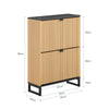 SoBuy FSR202-N rozměry botníku 60x88x24 cm – nákresový diagram