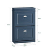 SoBuy FSR78-B Botník Výklopný botník Komoda na boty Modrá 55x83x24 cm