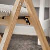 SoBuy FST40-HGx2, Sada 2 skládacích dřevěných židlí, ergonomické polstrované kuchyňské a jídelní židle, skládací židle na balkon a do kanceláře, ideální do kuchyně, na balkon, do zahrady, na kempování, šedá