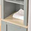 SoBuy BZR68-HG Koupelnová vysoká skříňka Koupelnový nábytek Vysoká skříňka do koupelny 39x169X30cm