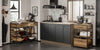 SoBuy FKW118-PF Servírovací vozík Kuchyňský vozík Barový vozík Vintage 60x90x45cm