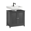SoBuy FRG237-II-DG Skříňka pod umyvadlo Koupelnová skříňka Spodní skříňka Koupelnový nábytek Tmavě šedé 60x58x35cm