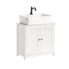 SoBuy FRG237-W Skříňka pod umyvadlo Koupelnováskříňka Bílá60x58x34cm