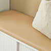 SoBuy FSR116-W Botník Lavice Lavice s úložným prostorem Truhla na boty Bílý 85x49x37cm