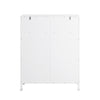 SoBuy BZR121-W Koupelnová skříňka Koupelnový nábytek Příborník Bílá 70x90x35cm