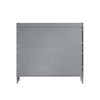 SoBuy FSR100-HG Sklápěč bot se 4 chlopněmi Botník Úzký botník Světle šedá 100x90x19cm