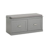 SoBuy FSR131-HG Lavice na boty Lavice Botník Úzký botník 98x49x37cm