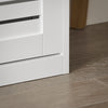 SoBuy FSR145-W Botník se 6 klopami Botník se 2 háčky Sklápěč bot s 12 policemi Bílá 115x112x30cm