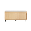 SoBuy FSR154-N Lavice na boty Lavice do předsíně Truhla na boty Lavice Sedací komodaPřírodní 110 x 49 x 40 cm