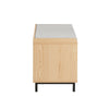 SoBuy FSR154-N Lavice na boty Lavice do předsíně Truhla na boty Lavice Sedací komodaPřírodní 110 x 49 x 40 cm