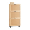 SoBuy FSR155-N Výklopný botník Úzký botník Komoda na boty Přírodní 60 x 127 x 24 cm