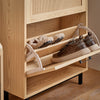 SoBuy FSR155-N Výklopný botník Úzký botník Komoda na boty Přírodní 60 x 127 x 24 cm