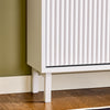 SoBuy FSR177-H-W Vyklápěcí botník se 3 dvířky Botník Úzký botník Bílá 50x130x19 cm
