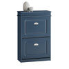 SoBuy FSR78-B Botník Výklopný botník Komoda na boty Modrá 55x83x24 cm
