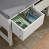 SoBuy FSR88-W Lavice s úložným prostorem Lavice se sedátkem Bílá 72x46x30cm