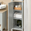 SoBuy BZR68-HG Koupelnová vysoká skříňka Koupelnový nábytek Vysoká skříňka do koupelny 39x169X30cm