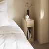 SoBuy FBT111-N Noční stolek Rozkládací stolek Odkládací stolek Telefonní stolek Přírodní 20x60x35cm