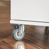 SoBuy FKW117-W Designový kuchyňský vozík Kuchyňský ostrůvek Kuchyňská skříňka Příborník Bílý 120x90x56cm