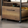 SoBuy FKW118-PF Servírovací vozík Kuchyňský vozík Barový vozík Vintage 60x90x45cm