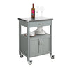 SoBuy FKW22-HG Kuchyňský vozík Servírovací vozík Světle šedá 60x92x44cm
