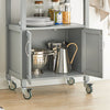 SoBuy FKW22-HG Kuchyňský vozík Servírovací vozík Světle šedá 60x92x44cm