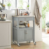 SoBuy FKW22-HG Kuchyňský vozík Servírovací vozík Světle šedá 60x92x44cm