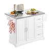 SoBuy FKW41-ST Kuchyňský vozík Kuchyňská skříňka Příborník 130x91x46(+25) cm