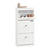 SoBuy FSR94-W Sklápěč bot Botník se 3 klopami Bílý 53x117x24cm